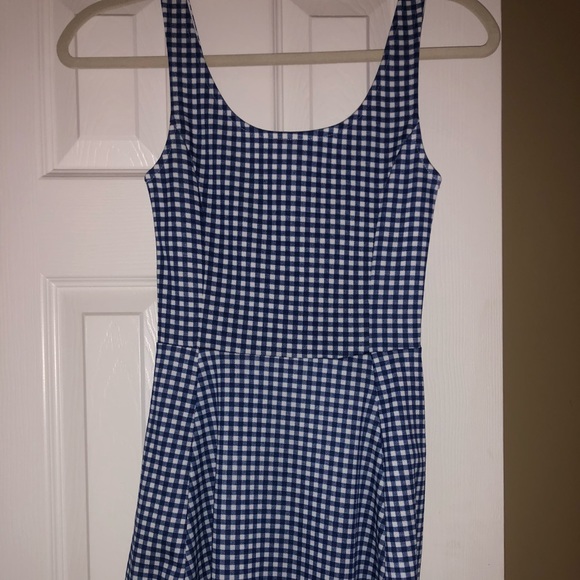 h&m gingham dress